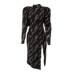 Vestido-Tufi-Duek-Manga-Bufante-Preto