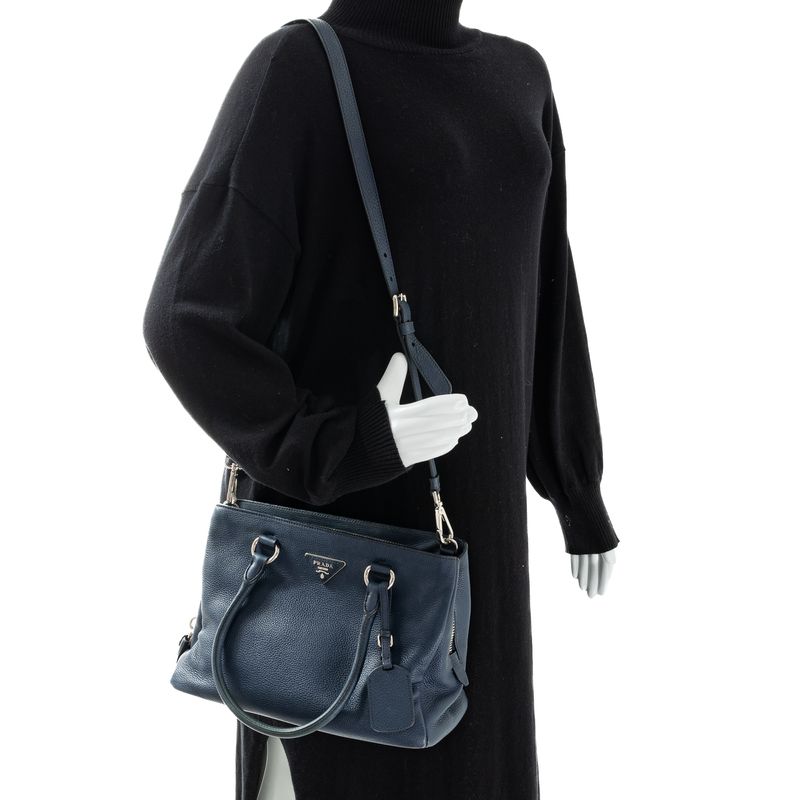 Bolsa-Prada-Bauletto-Vitello-Daino-Azul