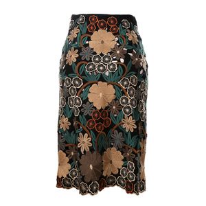 Saia Red Valentino Bordada