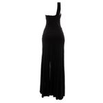 Vestido-Tufi-Duek-Longo-Passante-Preto