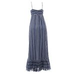 Vestido-Cris-Barros-Longo-Listrado-Azul