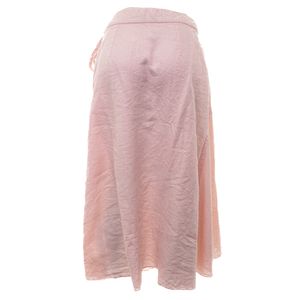Saia Mixed Envelope Algodão Rosa