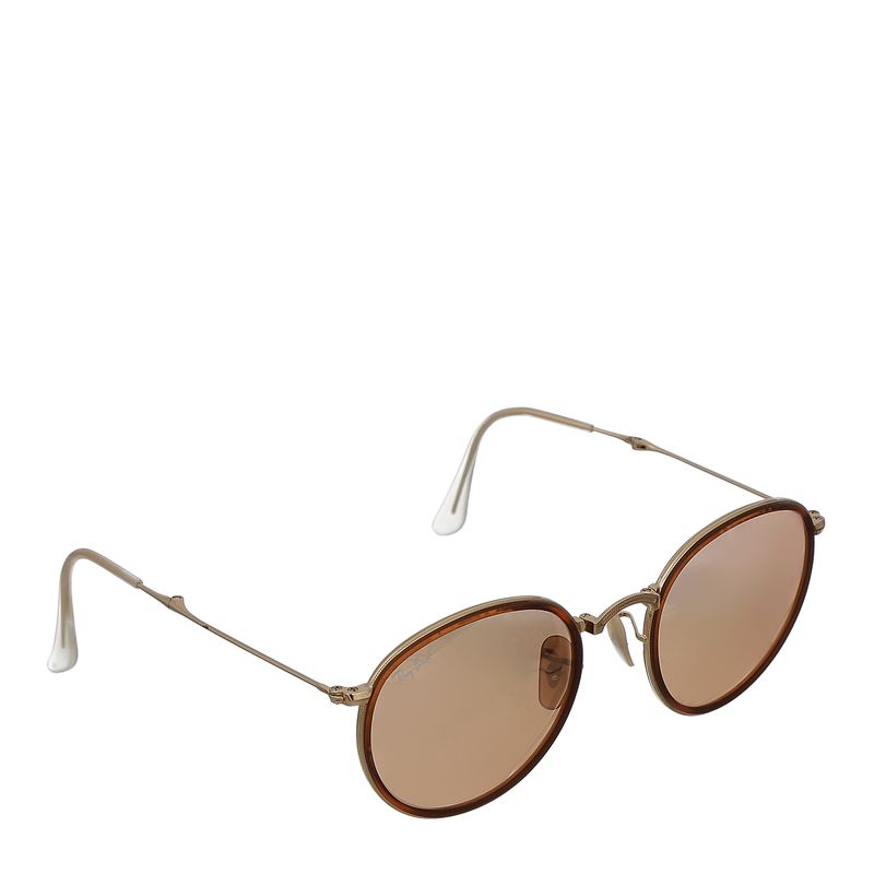 Oculos-Ray-Ban-Round-Dobravel-Espelhado-Laranja