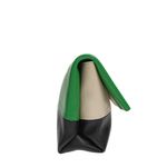 Bolsa-Celine-All-Soft-Pouch-Verde-e-Preta