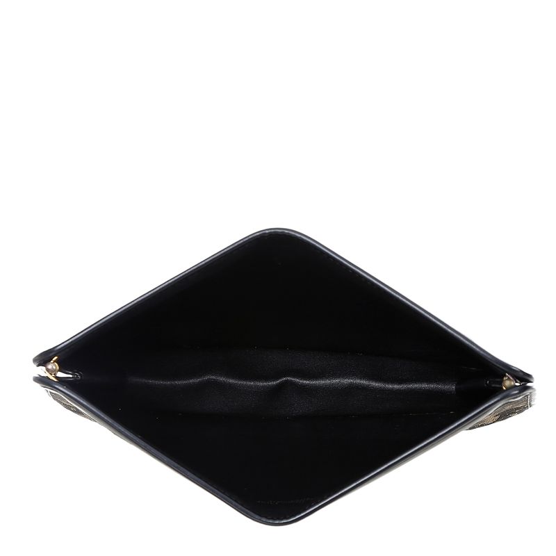 Clutch-Christian-Dior-Diorissimo-Couro-Preto