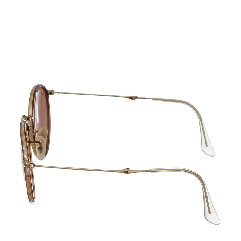 Oculos-Ray-Ban-Round-Dobravel-Espelhado-Laranja