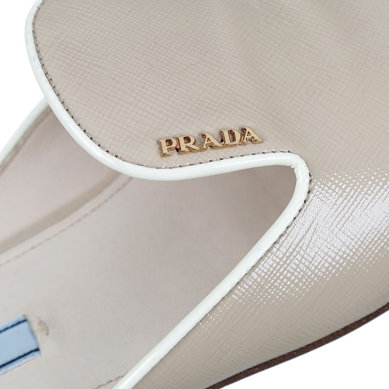 Mule-Prada-Saffiano-Bege