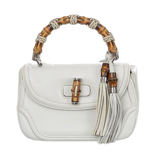 Bolsa Gucci New Bamboo Branca