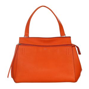 Bolsa Celine Edge Couro Laranja