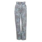 Calca-Jeans-Ganni-Floral-Azul