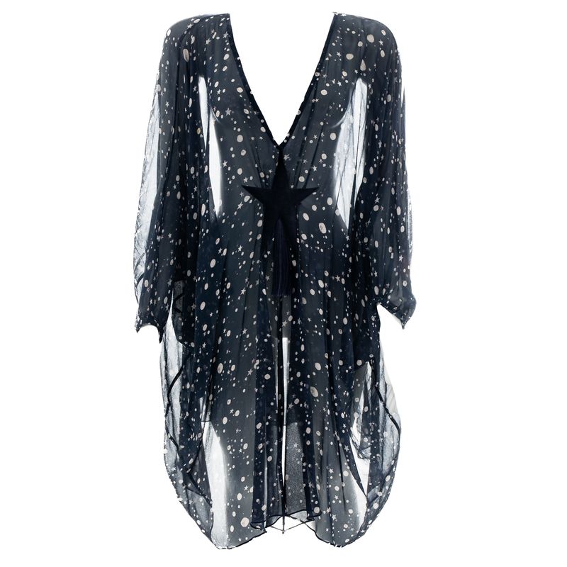 Kaftan-Adriana-Degreas-Estrelas-Seda-Azul-Marinho