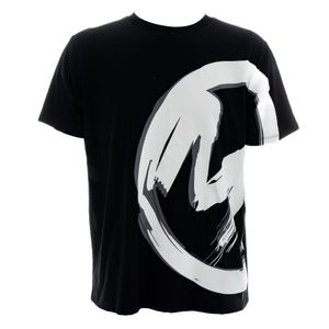 Camiseta Michael Kors Estampada Algodão Preta