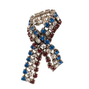 Broche Fita Cristais EUA