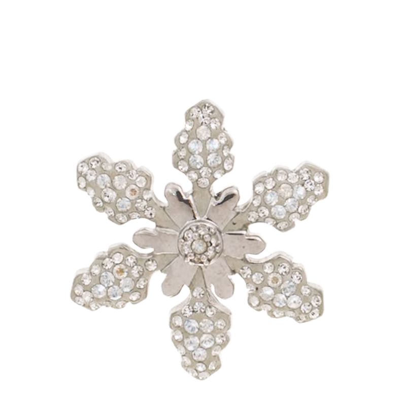 Broche-Swarovski-Floco-de-Neve-Branco-com-Cristais