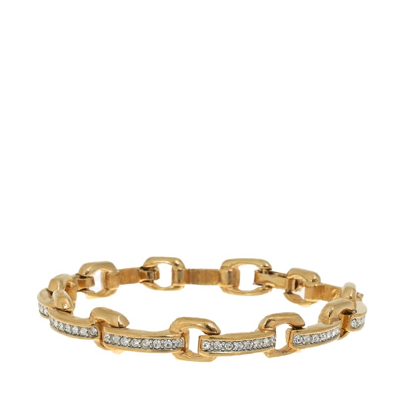 Pulseira-Swarovski-Elos-Dourada-e-Cristais