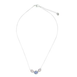 Colar Swarovski Cristais Rosa e Roxo