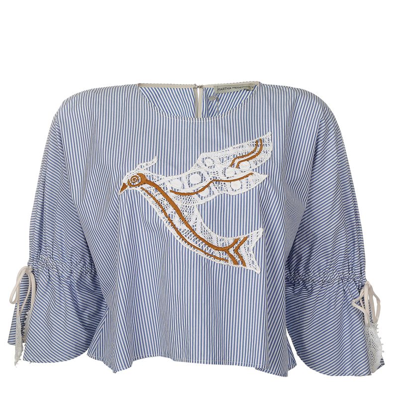 Blusa-Martha-Medeiros-Listrada-Bicolor-