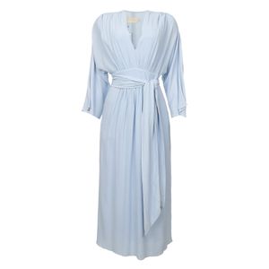 Vestido Cris Barros Azul Claro
