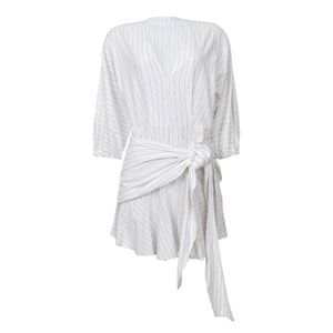 Vestido Cris Barros Branco e Preto
