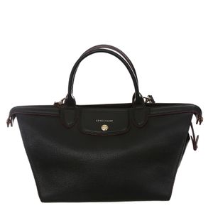 Bolsa Longchamp Couro Preto