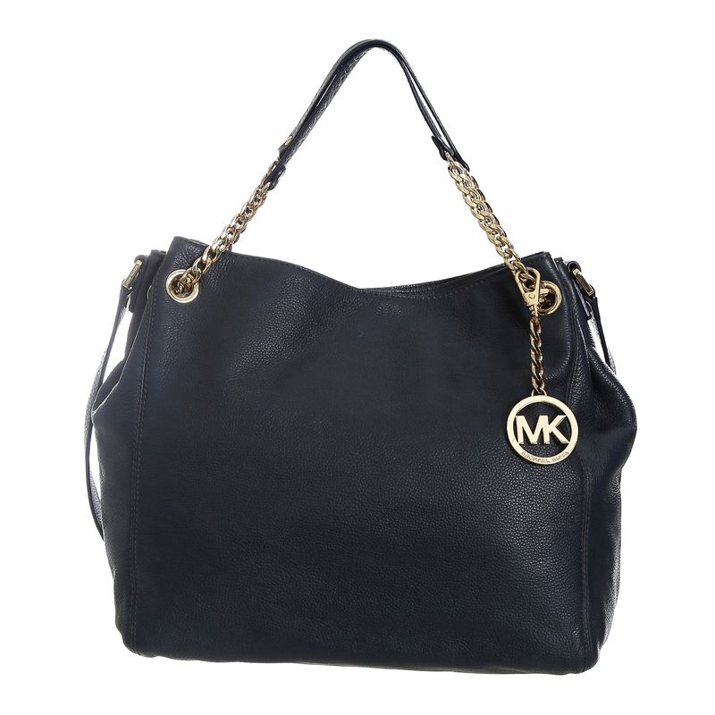 Bolsa-Michael-Kors-Correntes-e-Couro-Azul-Marinho-