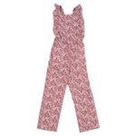 Macacao-Jacadi-Paris-Infantil-Floral-Vermelho