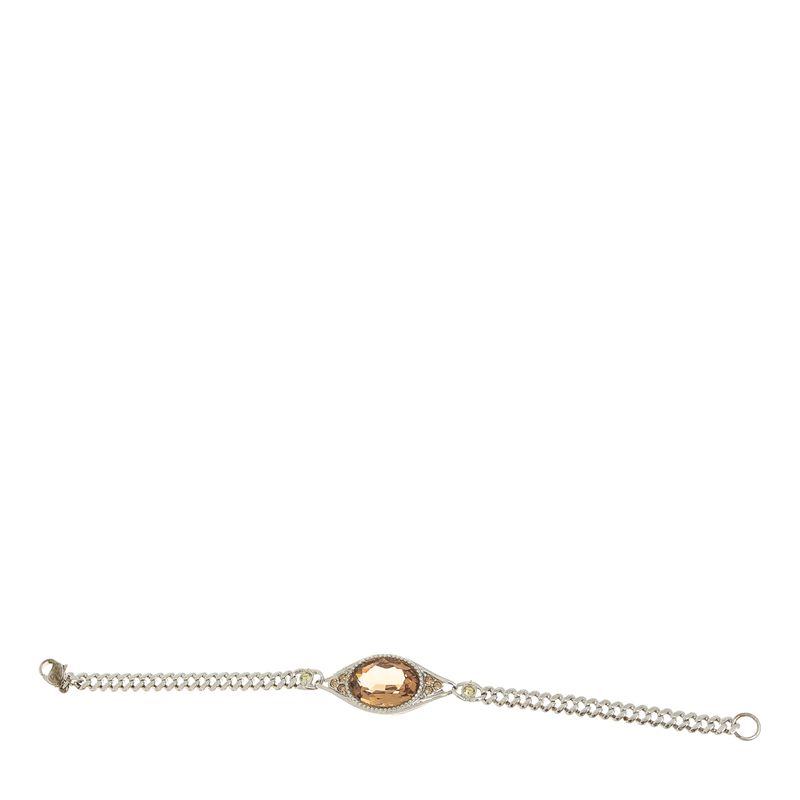 75148-Pulseira-Swarovski-Corrente-Prateada-Cristal-Ambar-3