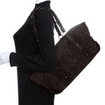 Bolsa-Chanel-Lady-Braid-Camurca-Marrom
