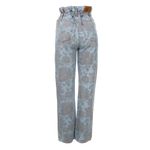 Calca-Jeans-Ganni-Floral-Azul