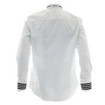 Camisa-Burberry-Algodao-Branca-Listras-Pretas