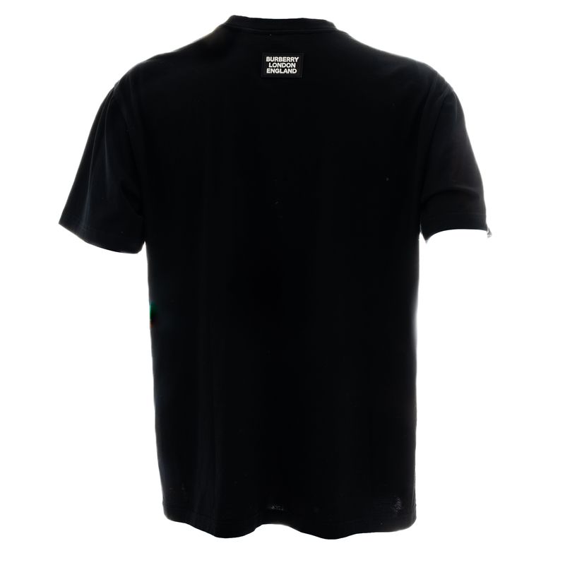 Camiseta-Burberry-Estampada-Algodao-Preta