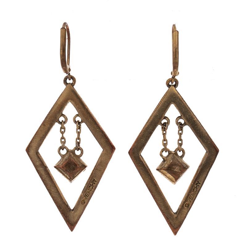 Brinco-Givenchy-Pendente-Losango-Bronze