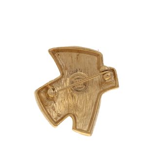Broche Givenchy Traços Dourado