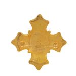 Broche-Cruz-Dourado-Cristais-e-Esfera-Perolada