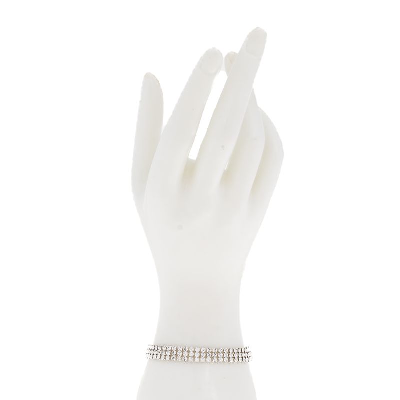 Pulseira-Swarovski-Prateada-Cristais