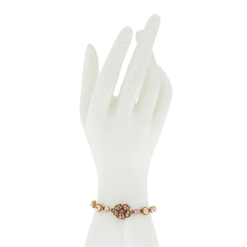 Pulseira-Givenchy-Flor-Cristais-Rosa