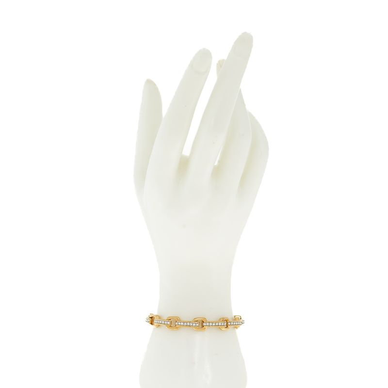 Pulseira-Swarovski-Elos-Dourada-e-Cristais
