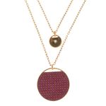 Colar-Swarovski-Layered-Ginger-Cristais-Rosa