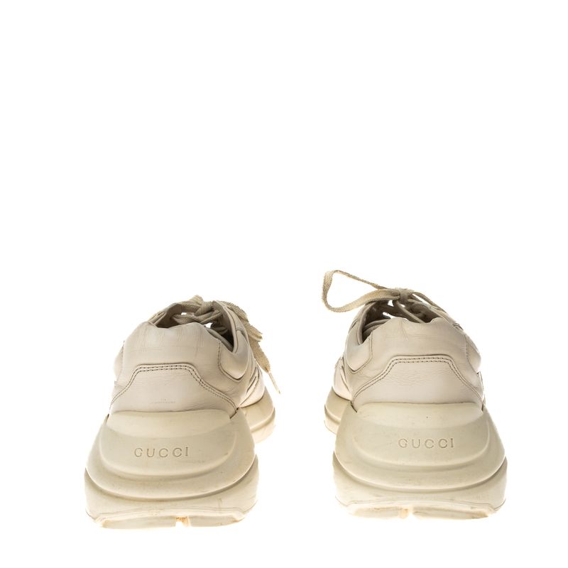 Tenis-Gucci-Rhyton-GG-Interlocking-Creme