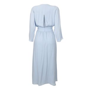 Vestido Cris Barros Azul Claro