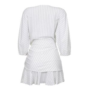 Vestido Cris Barros Branco e Preto