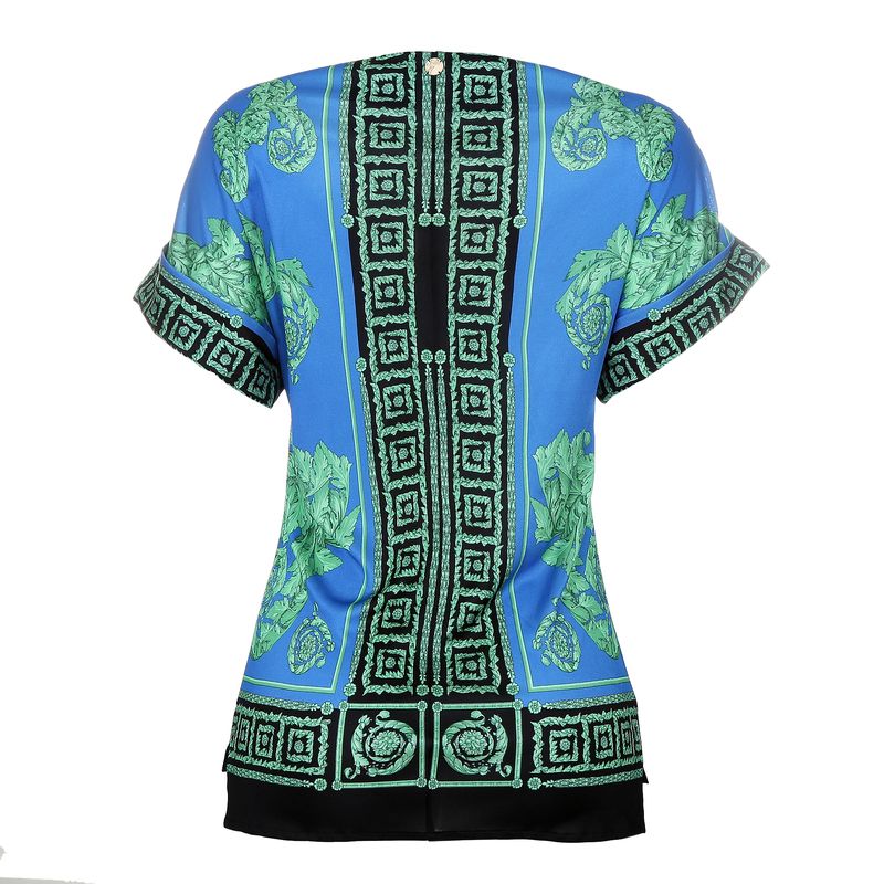 Blusa-Versace-Collection-Estampa-Verde-e-Azul