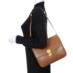 Bolsa-Celine-Classic-Couro-Marrom