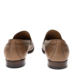 Mocassim-Gucci-GG-Interlocking-Couro-Caramelo