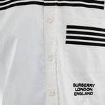Camisa-Burberry-Algodao-Branca-Listras-Pretas
