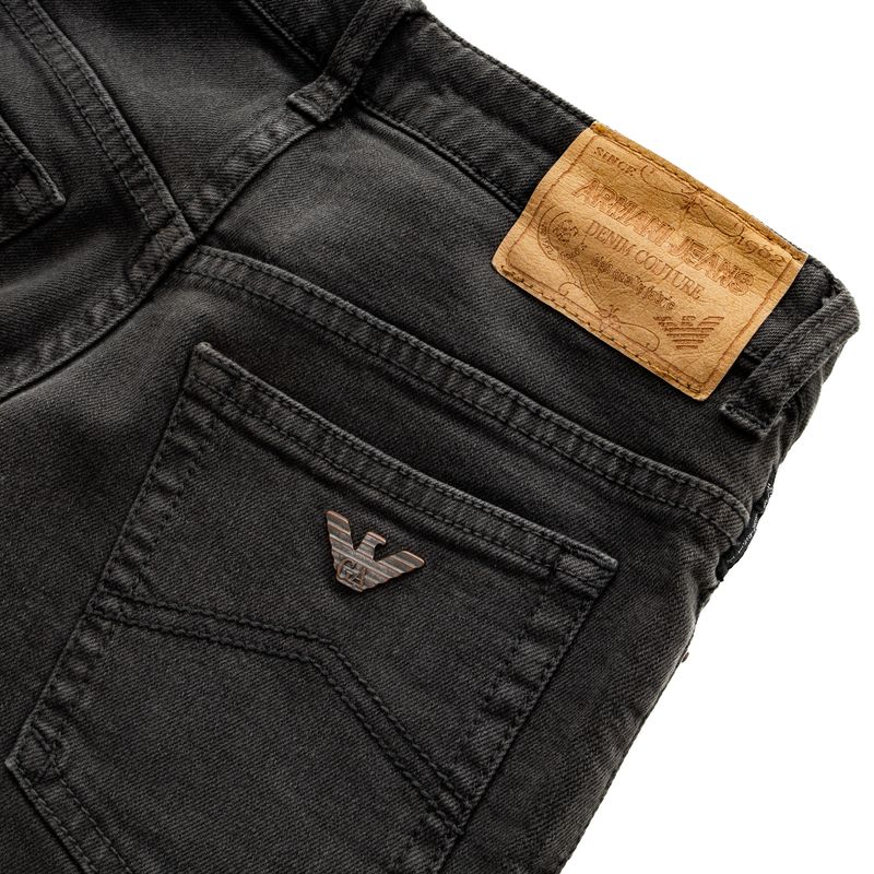 Calca-Jeans-Armani-Junior-Cinza