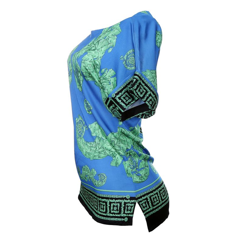 Blusa-Versace-Collection-Estampa-Verde-e-Azul