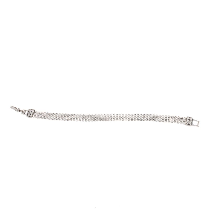 Pulseira-Swarovski-Prateada-Cristais