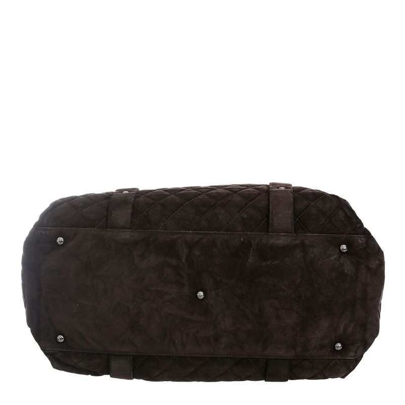Bolsa-Chanel-Lady-Braid-Camurca-Marrom