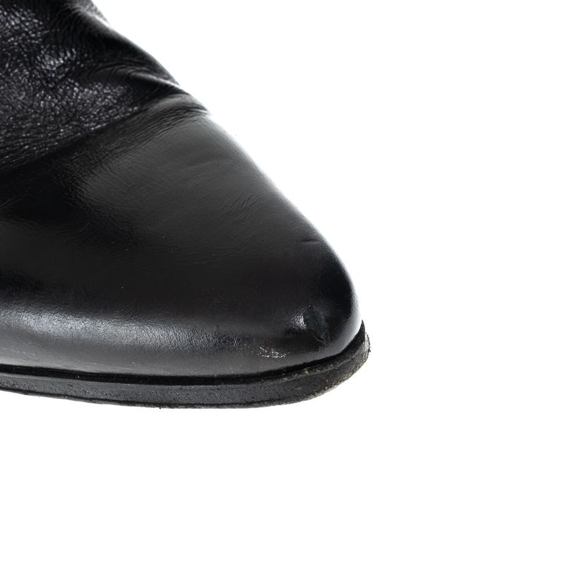 Bota-Saint-Laurent-Couro-Preta
